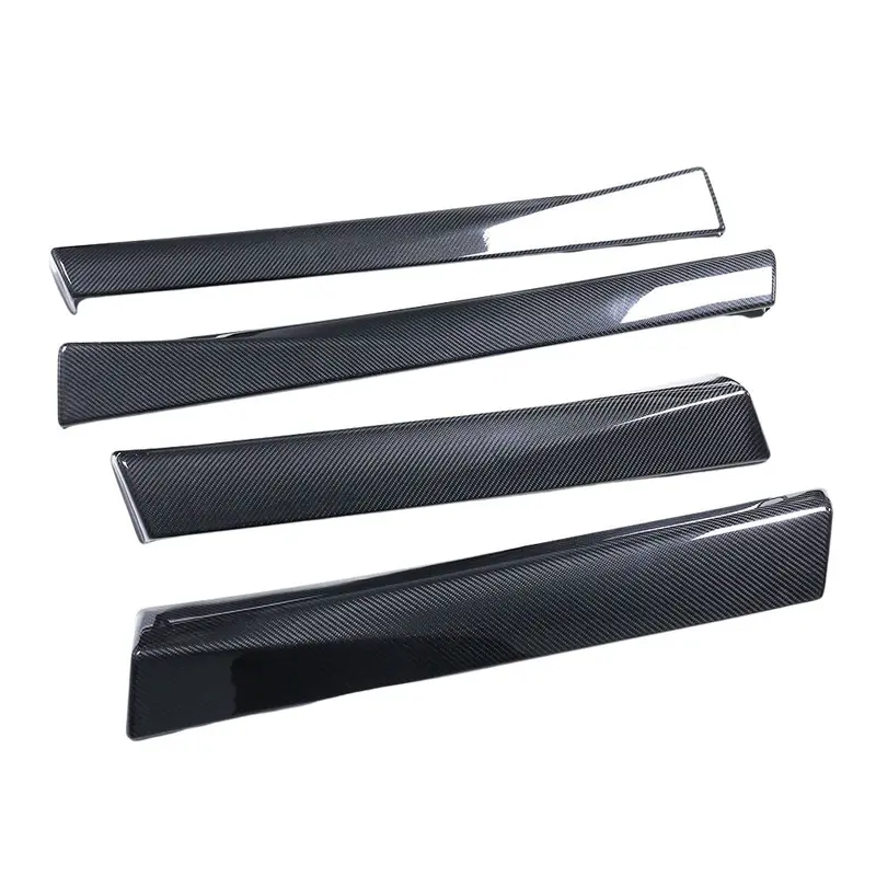 Tesla Model 3 2017-2023 Carbon Fibre Interior Door Panel Trim Add On 1