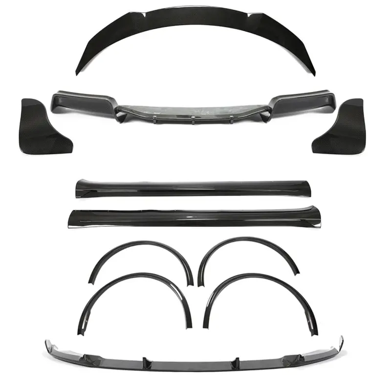 Tesla Model Y Mk1 2020-2025 Carbon Fibre Full Kit - V2 1