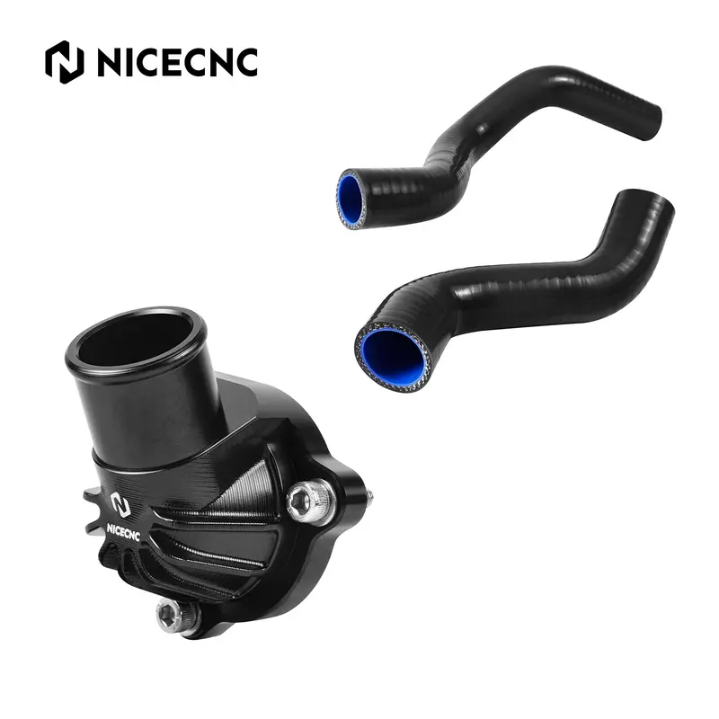 Thermostat Housing Cover + Silicone Radiator Hose Kit For Husqvarna Norden 901 22-25 1