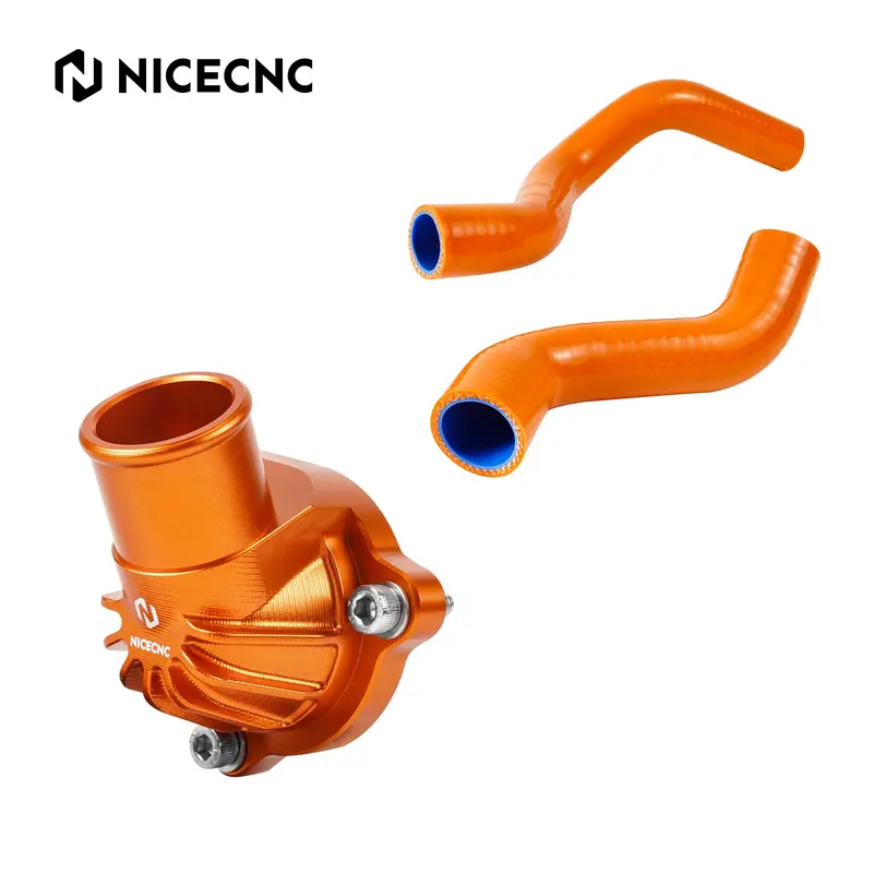 Thermostat Housing Cover + Silicone Radiator Hose Kit For Ktm 790 890 Adventure R 1