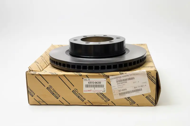 Toyota 43512-0K230 Genuine Front Brake Rotor 1