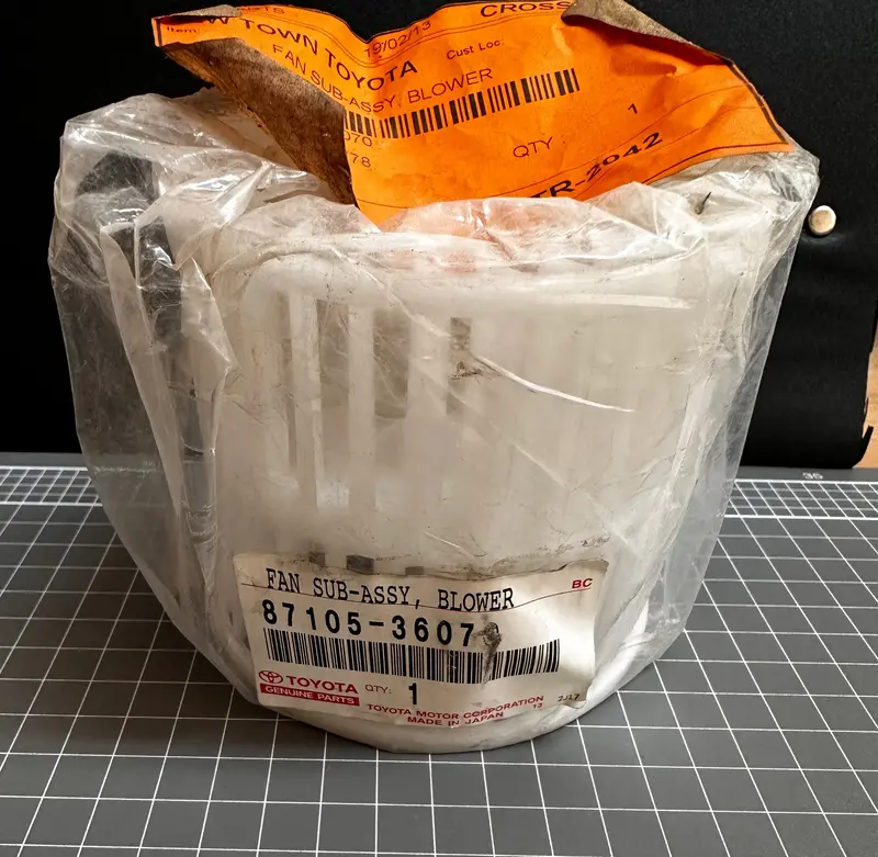 Toyota 87105-36070 Genuine Fan Sub-Assy, Blower No.2 1