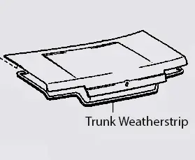 Toyota Ae86 Coupe Trunk Weatherstrip 2