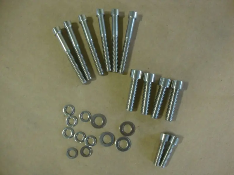 Transmission Side Cover Bolt Kit Ss 1987-2001 Dyna Softail Bt Big Dog Aih Harley 1