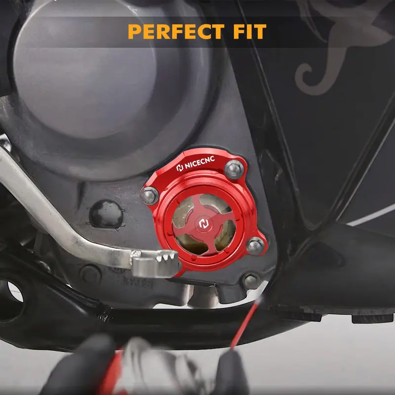 Transparent Engine Oil Filter Cover Cap For Honda Crf300l Crf250l / Rally 2