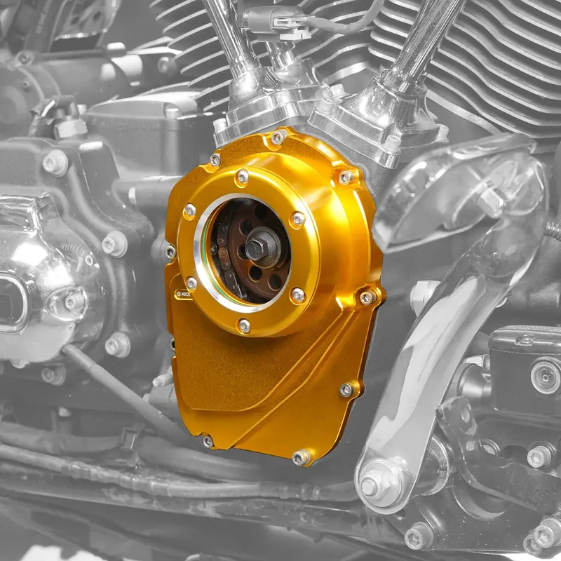 Transparent M8 Camshaft Cam Shaft Cover For Harley Road King Electra Street Glide 3