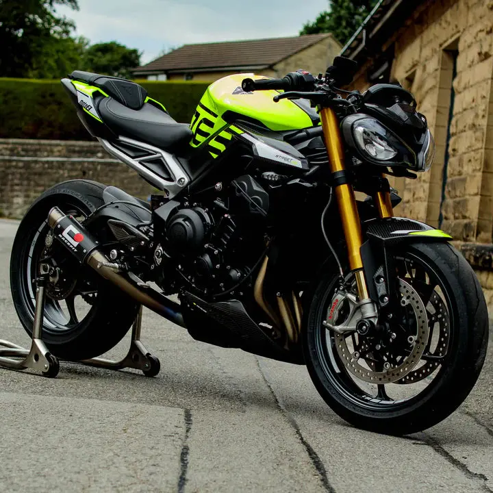 Triumph 765 Rs Racefit Growler Full System 1