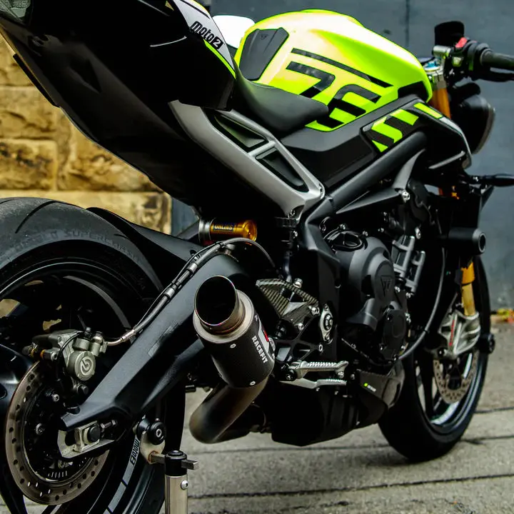 Triumph 765 Rs Racefit Growler Full System 3