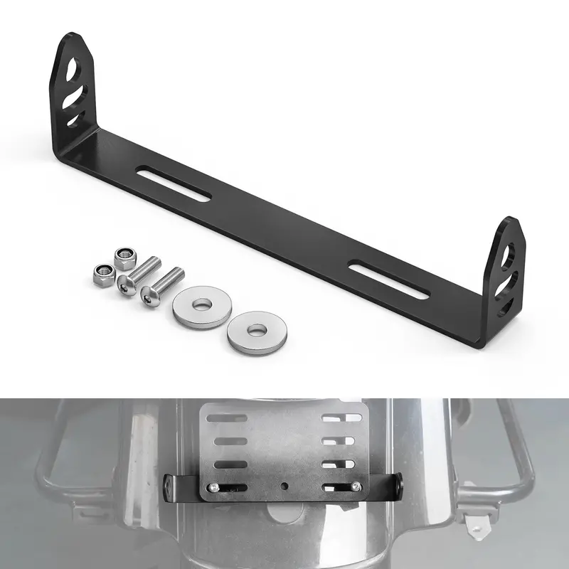 Turn Signal License Plate Relocation Kit For Harley Softail Deluxe Heritage Classic Fat Boy 1