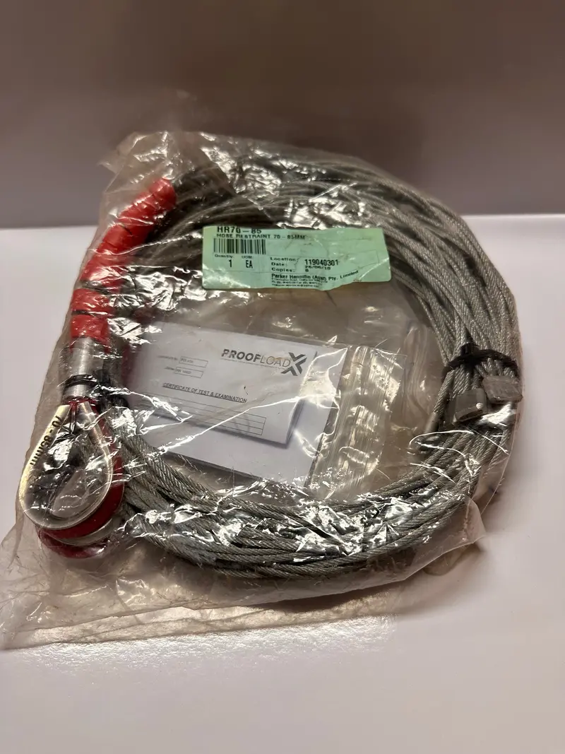 Two Eyed Hose Restraint Cable Hr70-85 1