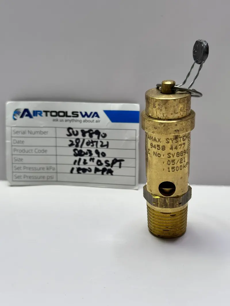 Ultramax Srv390-1500 1/2” Bspt Relief Valve, Pull Ring 1