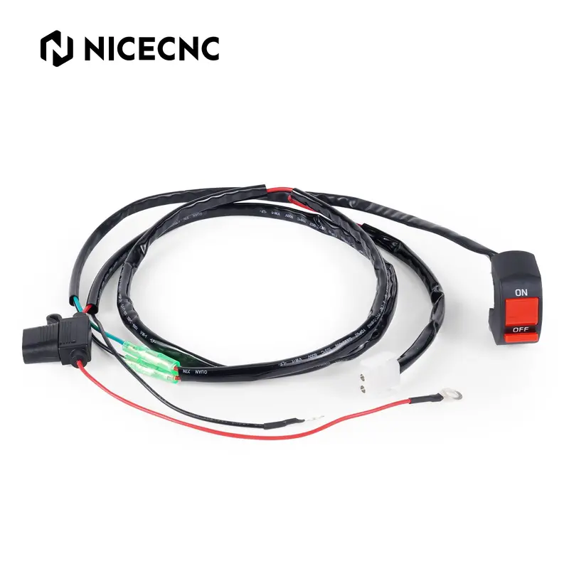 Universal Fan Cable With On / Off Switch Kit For Ktm Husqvarna Gas Gas 125-450Cc Models 1