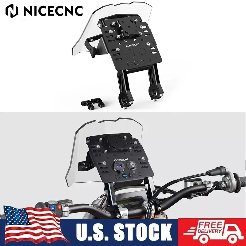 Universal Gps Mount Bracket Mini Fairing Kit For Ktm 125-530 Sx-F/Exc/Xc-F/Xc-W Husqvarna 125-501 Honda Xr650l Beta Gasgas Yamaha Kawasaki 1