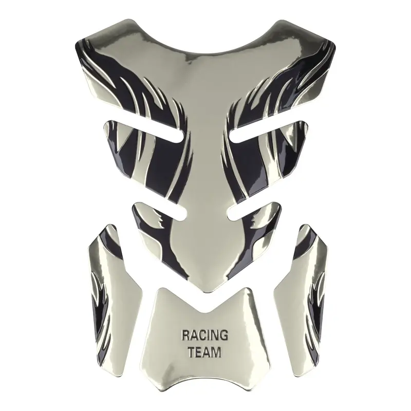 Universal Motorcycle Carbon Fiber Tank Pad Protector Sticker Waterproof For Street Bike 2