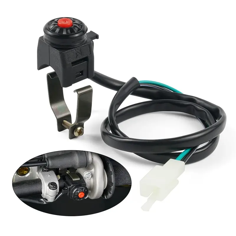 Universal Switch Handlebar Motorcycle Horn Starter Kill Switch 1