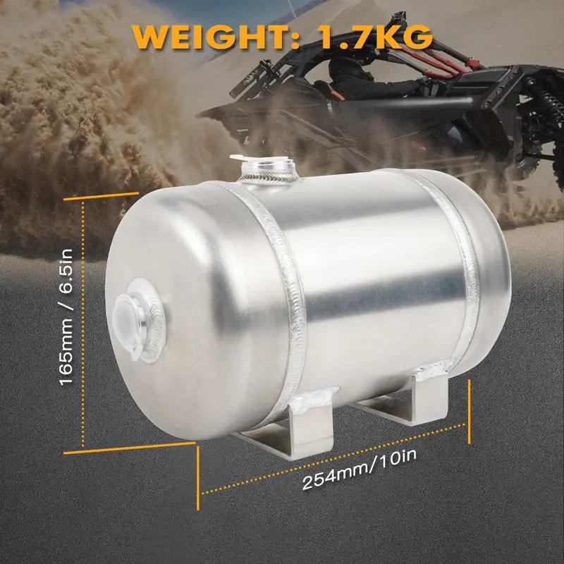 Upgraded Atv Utv Dual-Port Compressed Air Tank Reservoir 4L Portable 1 Gallon 150Psi 2