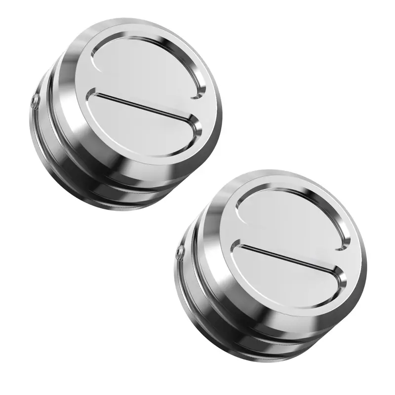 Upper Fork Stem Nut Covers Caps For Harley Sportster 1200 48 Xl Iron 883 Xl883n 3