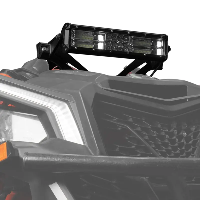 Utv 40W Shock Tower Mount Led Light Bar W/Bracket For Can-Am X3 2017-2023 2