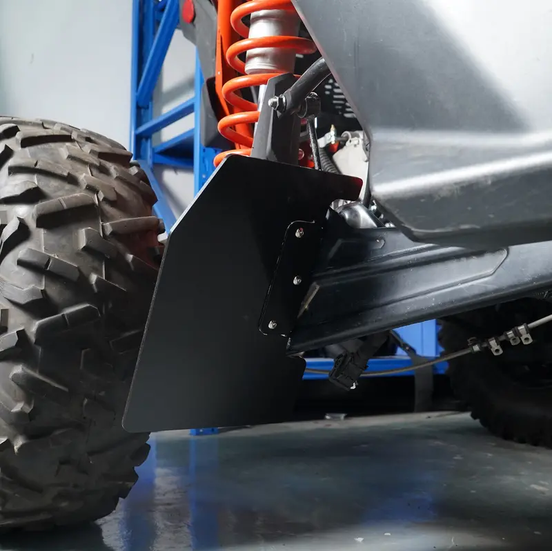Utv Rear Wheel Rock Deflector Kit Trailing Arm Mud Guards For Can Am X3 2