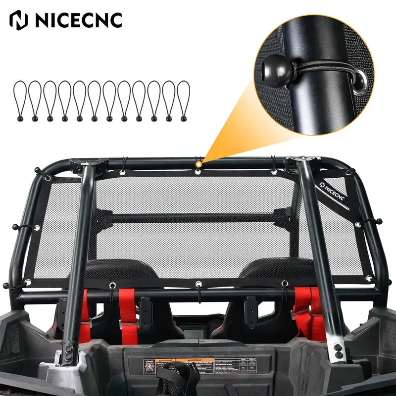 Utv Rear Window Net Mesh Shade Shield For Polaris Rzr Xp 1000 Turbo 900 1