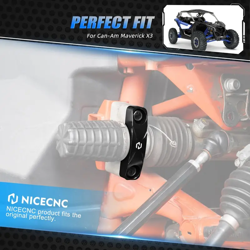 Utv Reinforced Steering Rack Mount Plate Bracket For Can-Am Maverick X3 3