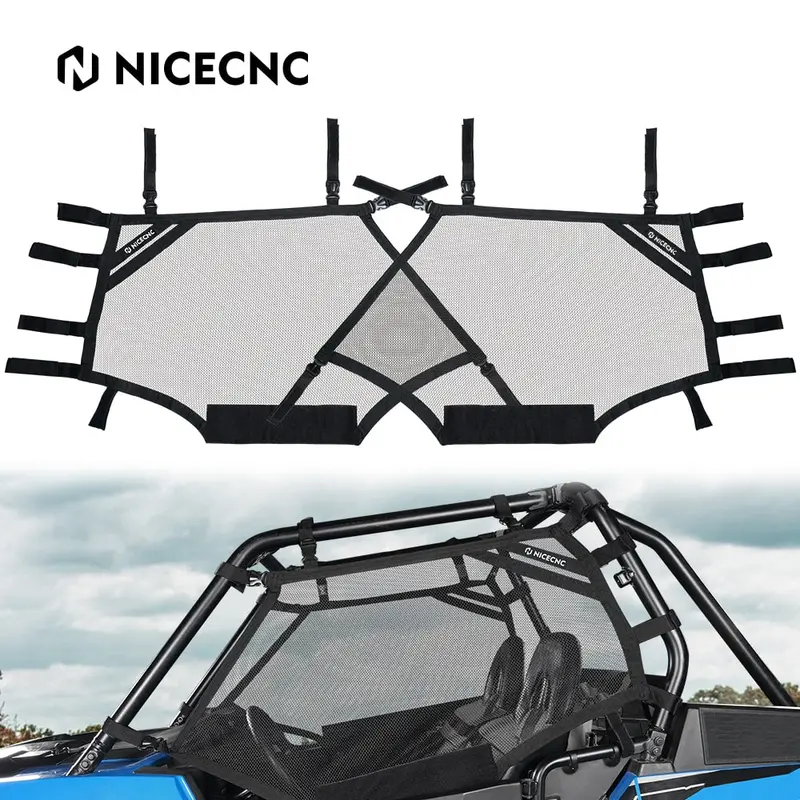 Utv Side Door Window Nets Sunshade Mesh Shield Kit For Polaris Rzr Xp 1000 570 900 1