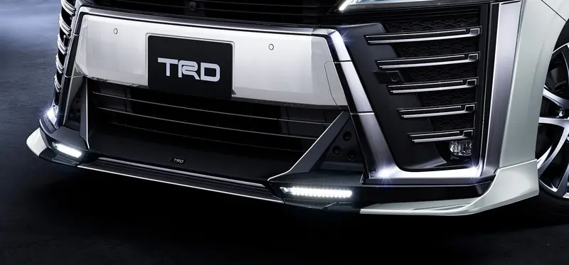 Vellfire (Ayh30) Trd Front Spoiler With Led (For Aero Body) 1