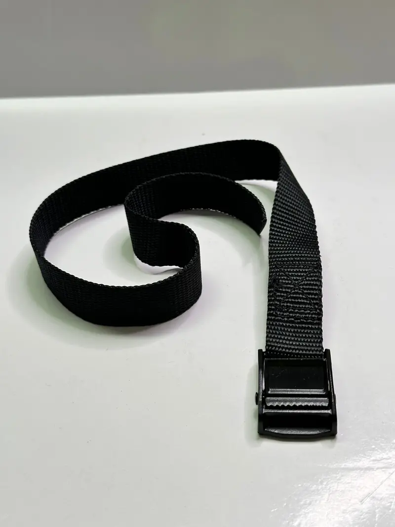 Versatile Black Canvas Filter Belt / Strap, Black Clamping Buckle Bag Of 10 1