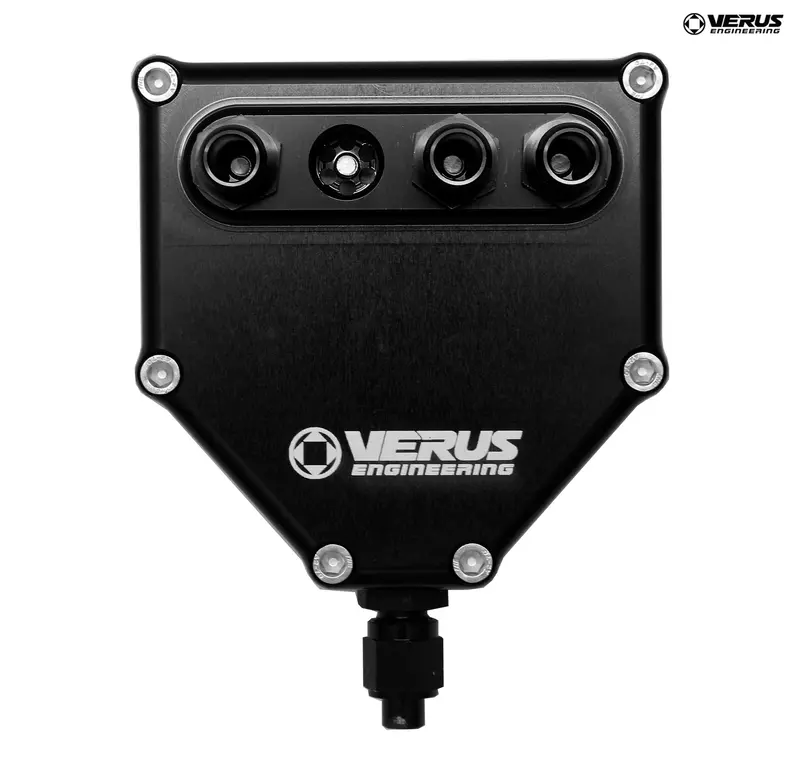 Verus Engineering Dual Air Oil Seperator For Toyota Gt86, Scion Fr-S, Subaru Brz - Anodized Black 1