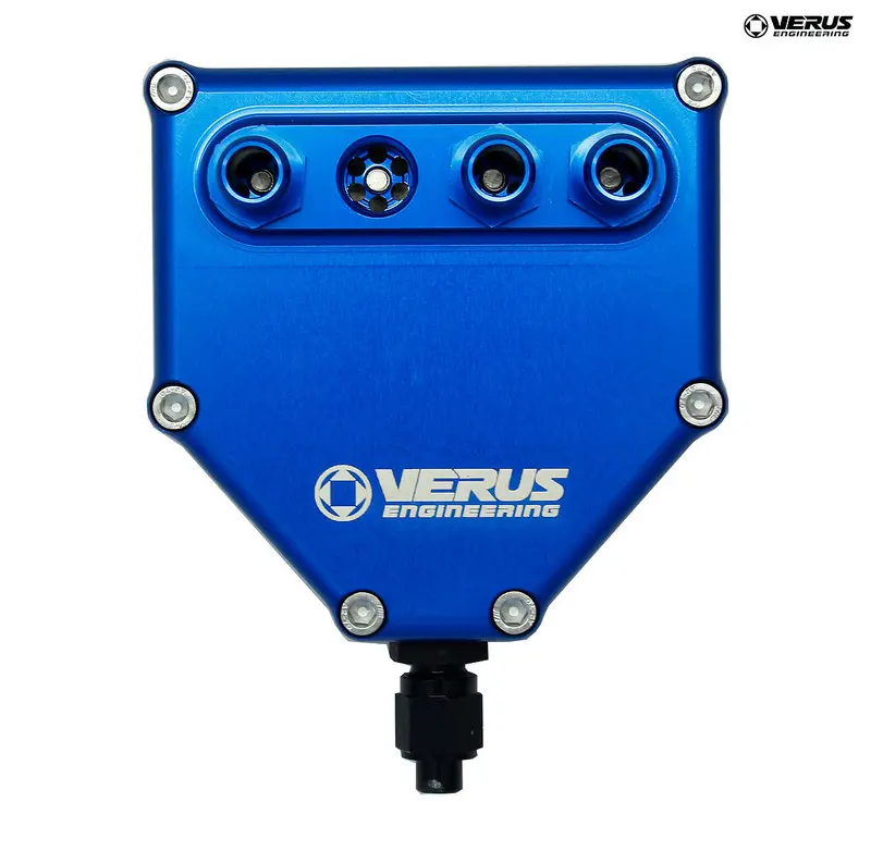 Verus Engineering Dual Air Oil Seperator For Toyota Gt86, Scion Fr-S, Subaru Brz - Anodized Blue 1