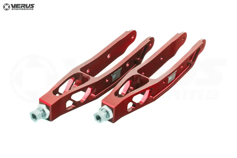 Verus Engineering Lightweight 7000 Series Billet Aluminum Rear Rear Lca Kit For 2013+ Toyota Gt86, Scion Fr-S, Subaru Brz - Anodized Red 1