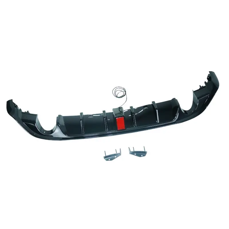 Volkswagen Golf Gti/Gtd Mk7/7.5 2017-2020 Gloss Black Diffuser With Led Light 1