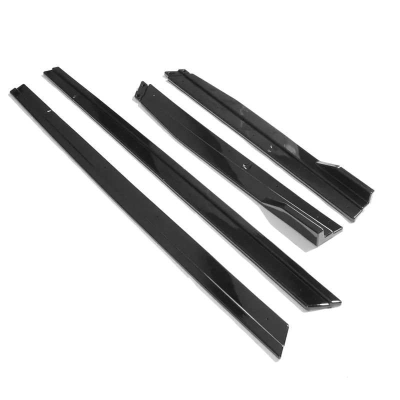 Volkswagen Golf R/Gtd/Gti Mk7/7.5 2014-2020 Gloss Black Side Skirts 1