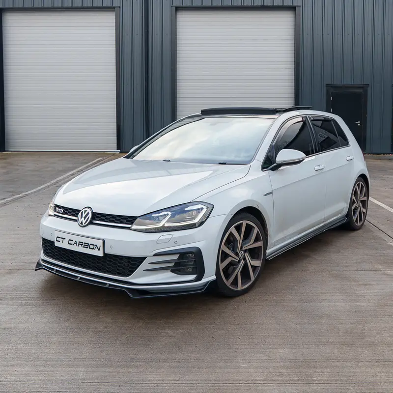 Volkswagen Golf R/Gtd/Gti Mk7/7.5 2014-2020 Gloss Black Splitter 2