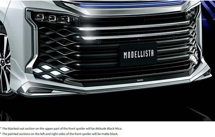 Voxy(Zwr90) Modellista Front Spoiler 1