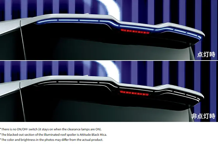 Voxy(Zwr90) Modellista Illuminate Roof Spoiler 1