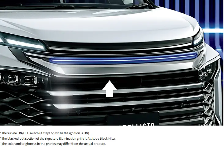 Voxy(Zwr90) Modellista Signature Illuminated Grill 1