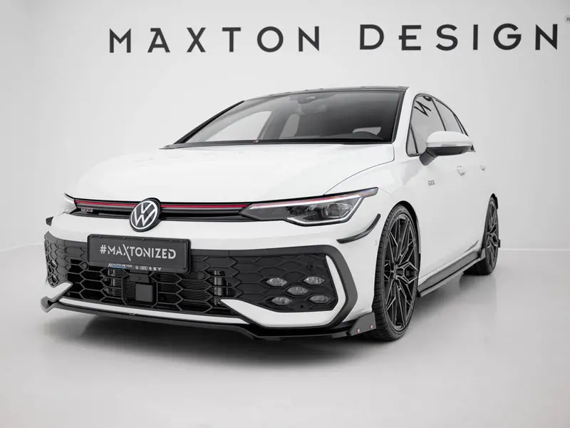 Vw Golf Gti V.3 + Flaps Maxton Design Front Splitter 1
