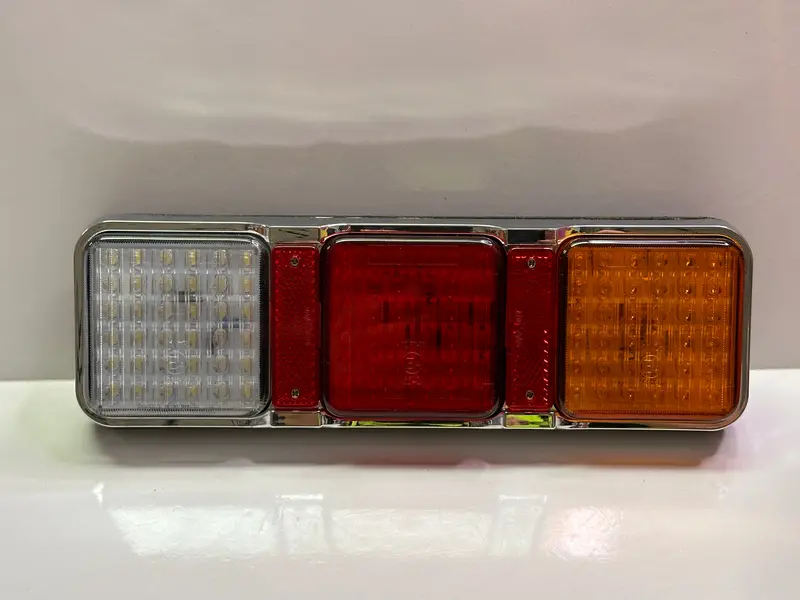 Vx617arw Led Combination Lamp With Reflectors, Chrome Base 1