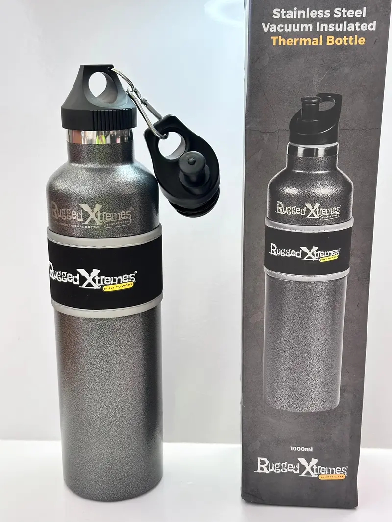 Water Bottle 1000Ml, Insulated - Rx11l310 - Gunmetal Grey 1