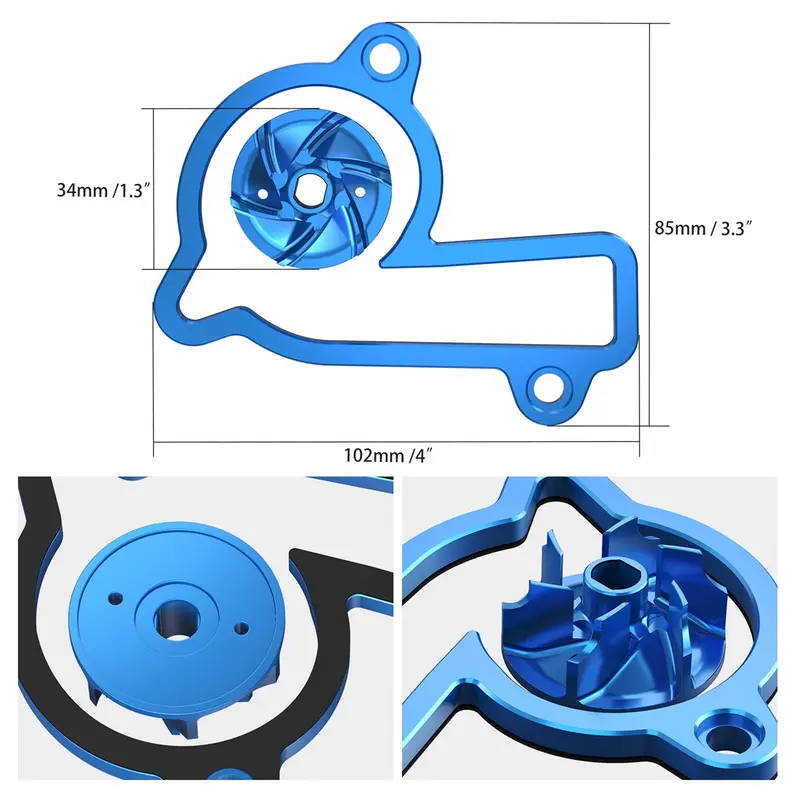 Water Pump Cooler Impeller Spacer Kit For Ktm250 350 Exc-F 2024 2