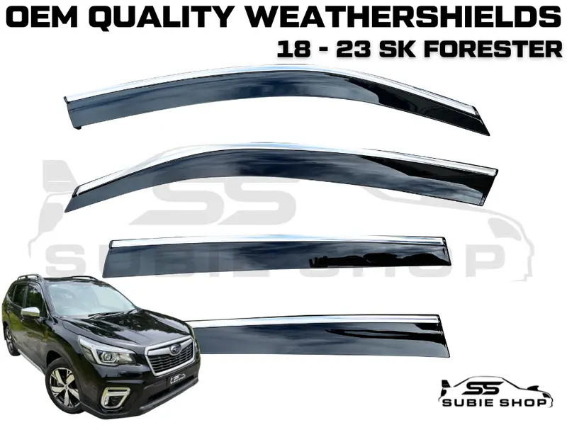 Weather Shields Window Rain Visors For 18 - 23 Subaru Forester Sk Weathershields 1