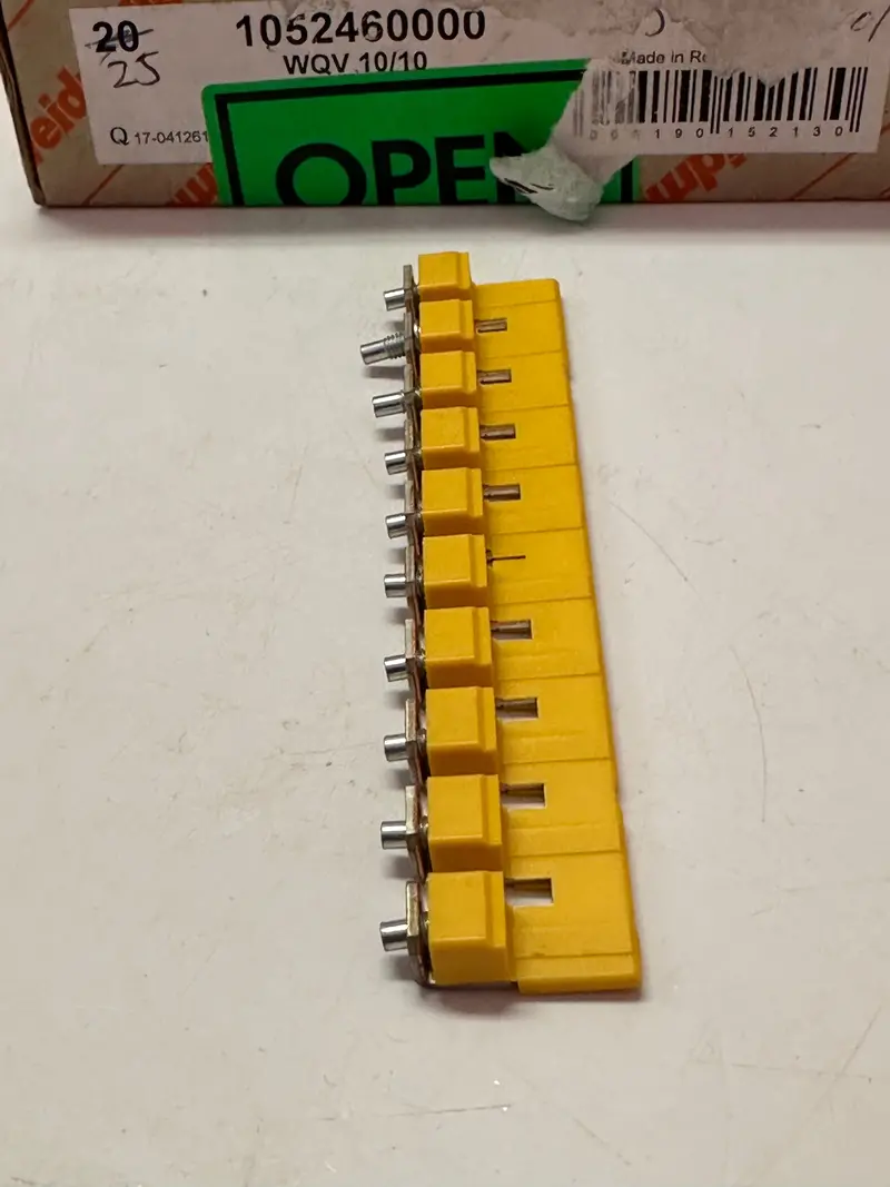 Weidmuller 1052460000 Wqv Series Jumper Bar, Box Of 25 2