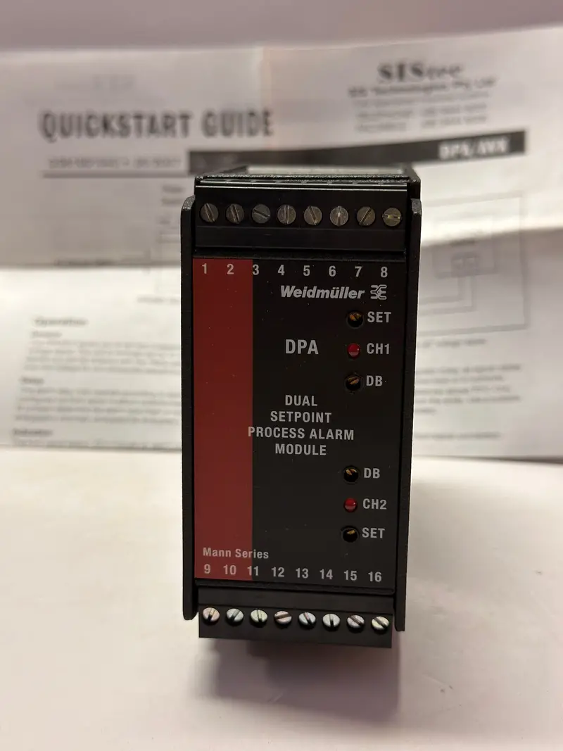 Weidmuller Dpaavx Two-Channel Modules For Alarm Monitoring 1