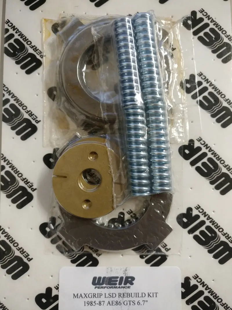 Weir Maxgrip Trd Lsd Rebuild Kit For 1985-87 Ae86 Gts 6.7" 1
