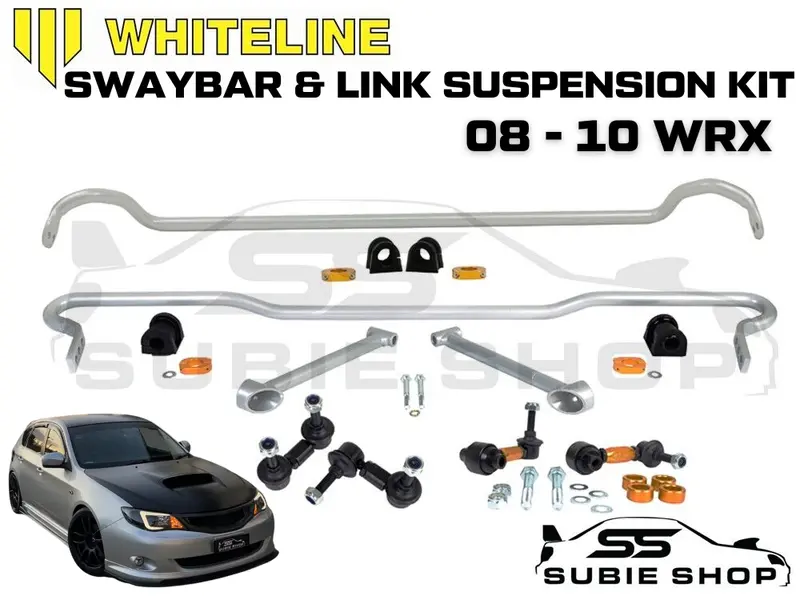 Whiteline Front Rear Sway Bar Link Vehicle Suspension Kit For Subaru Wrx 08 - 10 1