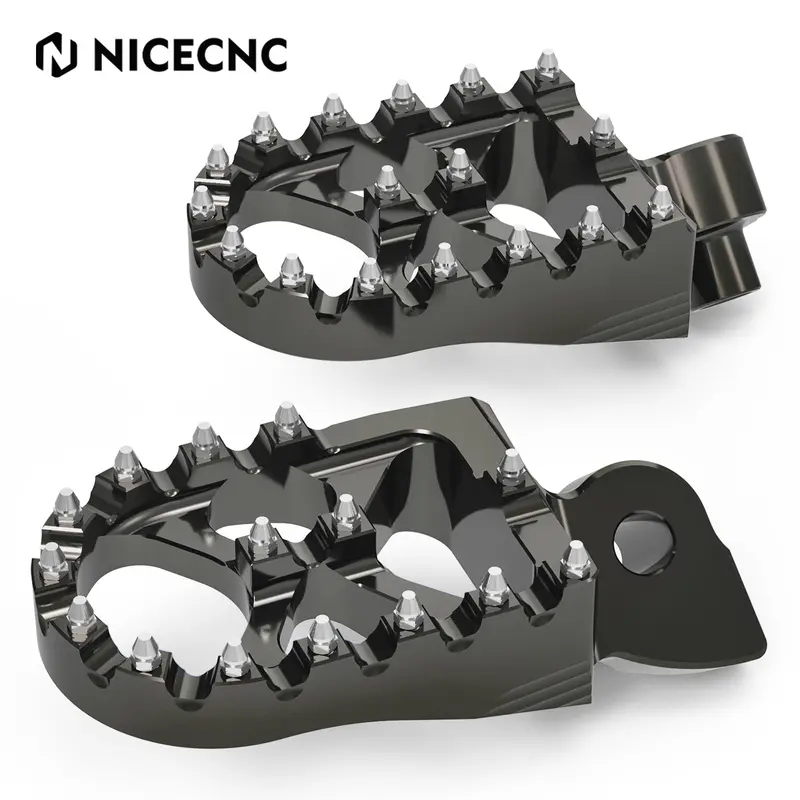 Wide Forged Motorcycle Foot Pegs Pedal For Yamaha Yz65 Yz85 Yz125 Yz250 Yz450f Wr250f 2