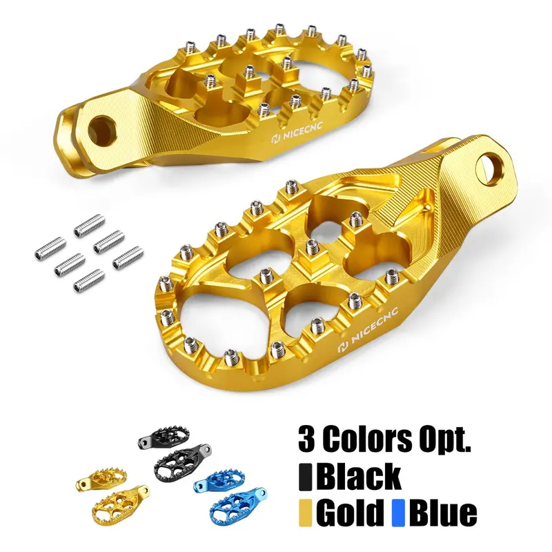 Wide Lengthened Enlarged Foot Pegs For Suzuki Drz400s 2000-2024 1