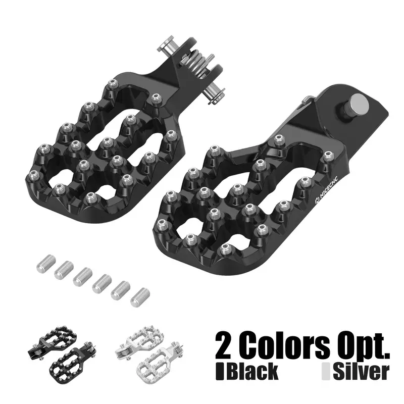 Wide Offset Footpegs Footrests For Bmw R1200gs R1250gs / Adventure 1