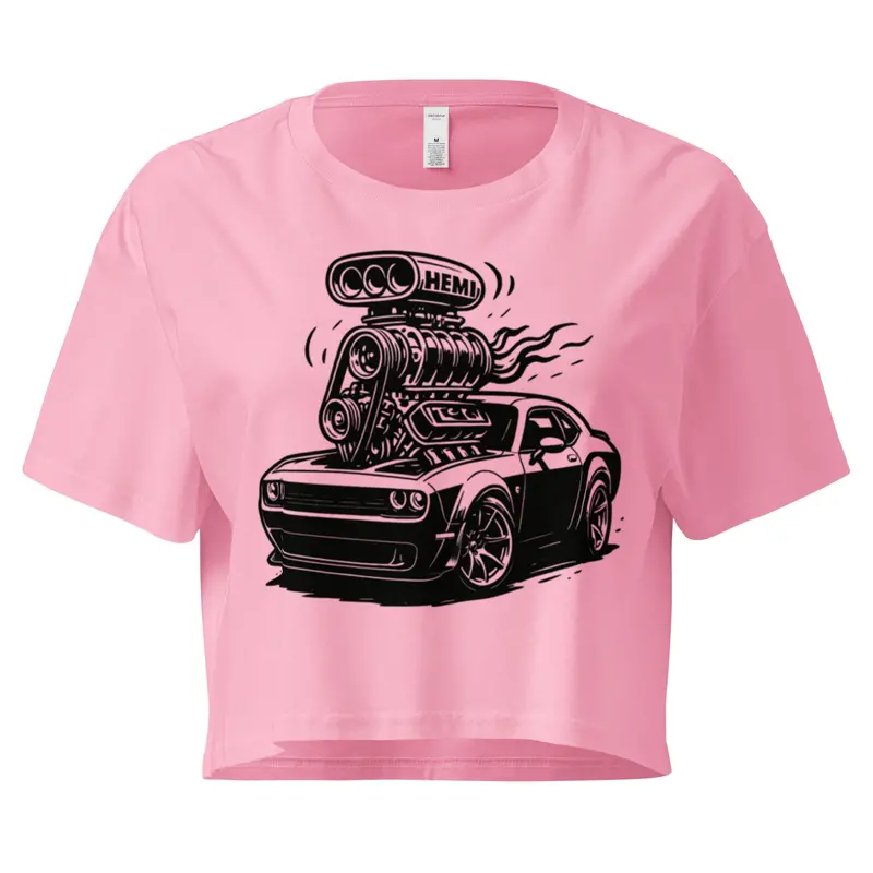 Women’S Blown Hemi Challenger Crop Top 1